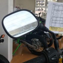 販売バイクのミラー